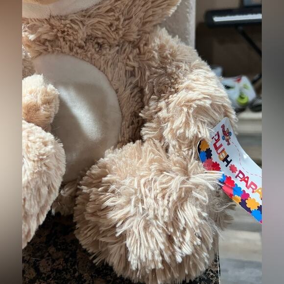 Plush Toy Factory 15" Sloth Momma and Baby Stuffed Soft Huggable Blue Eyes NWT - Picture 6 of 12